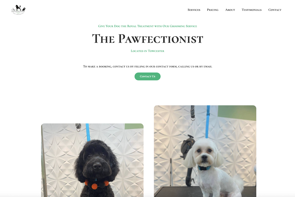 The Pawfectionist header image